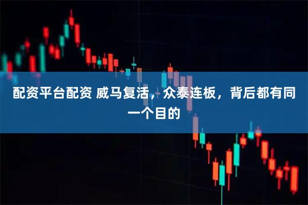 配资平台配资 威马复活，众泰连板，背后都有同一个目的