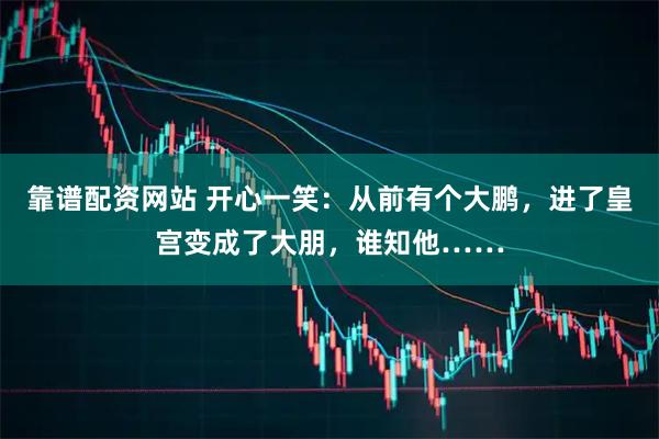 靠谱配资网站 开心一笑:从前有个大鹏,进了皇宫变成了大朋,谁知他……